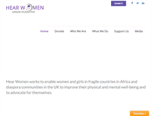 Tablet Screenshot of hearwomen.org